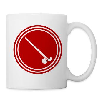 Field Hockey Symbol Icon - Mug - white - Right