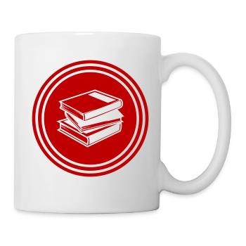 Lire des livres - Mug blanc - blanc - Droite