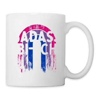 Badass Bi-tch Bisexuel LGBTQ Bi Pride LGBT - Mug blanc - blanc - Droite