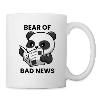 Bär der schlechten Nachrichten - Tasse - Weiß - Rechts