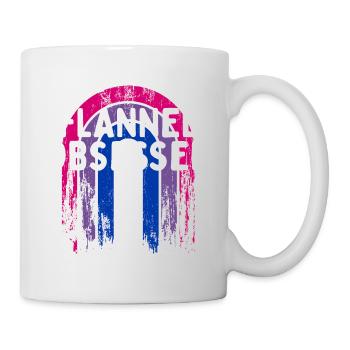 Flannel Obsessed Bisexual LGBTQ Bi Pride Outfit - Mug - white - Right