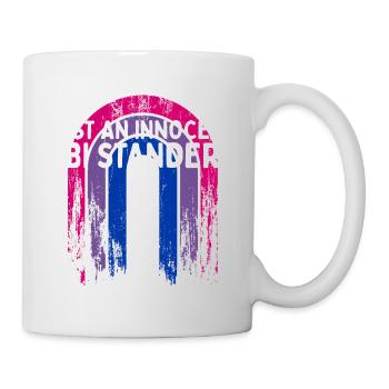 Just an Innocent Bi Stander Bisexual LGBTQ Bi - Tasse - Weiß - Rechts