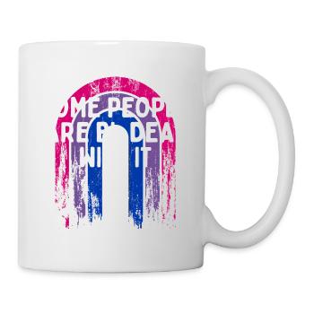 Certaines personnes sont bi s’en occupent Bisexuel LGBTQ Bi - Mug blanc - blanc - Droite