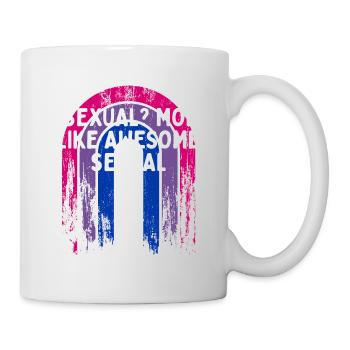 More Like Awesome Sexual Bisexual LGBTQ Bi Pride - Mug - white - Right