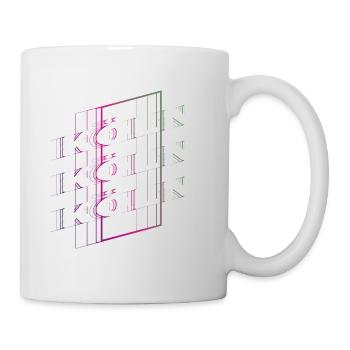 Cologne Allemagne City Font Skyline Accueil - Mug blanc - blanc - Droite