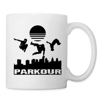 Parkour - Tasse - Weiß - Rechts