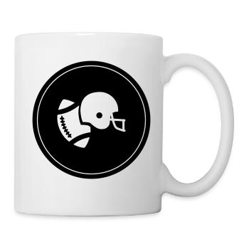 Icône du football - Mug blanc - blanc - Droite