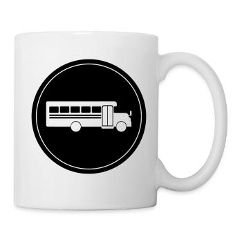 School school bus - Mug - white - Right