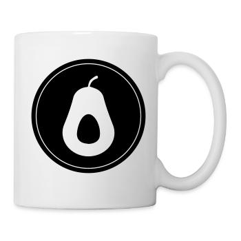 Symbole de l’avocat - Mug blanc - blanc - Droite