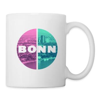 Bonn Deutschland Stadt Skyline Heimat Liebe - Tasse - Weiß - Rechts