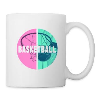 Basketteur Basketteur Basketteur Dunking Sport Player - Mug blanc - blanc - Droite