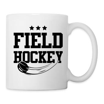 feldhockey sport - Tasse - Weiß - Rechts