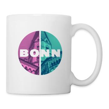 Bonn Deutschland Stadt Skyline Heimat Liebe - Tasse - Weiß - Rechts