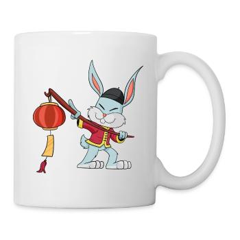 Joyeux Nouvel An chinois 2023 I Année du Lapin - Mug blanc - blanc - Droite