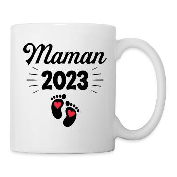 Grossesse Femme Enceinte - Future Maman 2023 - Mug blanc - blanc - Droite