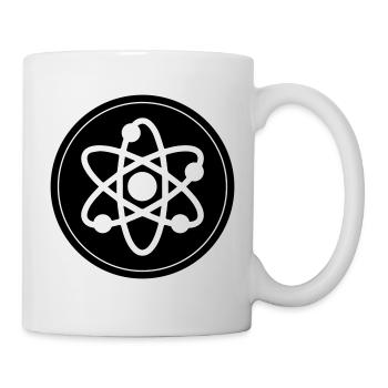 Cercle de symboles atomiques - Mug blanc - blanc - Droite