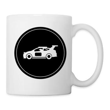Cercle des pilotes de course automobile - Mug blanc - blanc - Droite