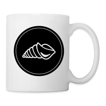 Mussel snail circle - Mug - white - Right