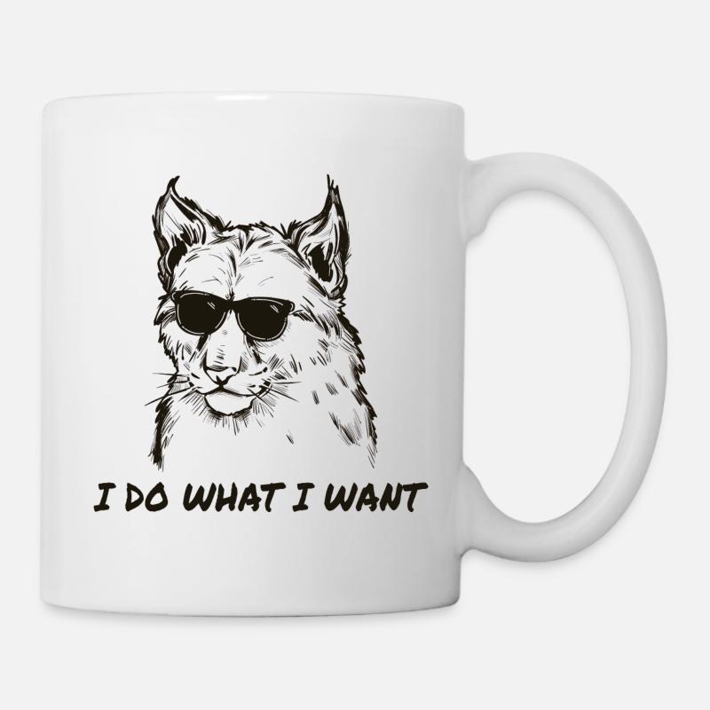 Luchs - Tasse - Weiß
