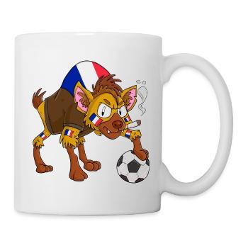 Hyène Fan France - Mug blanc - blanc - Droite
