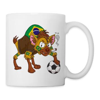 Hyena Fan Brazil - Mug - white - Right