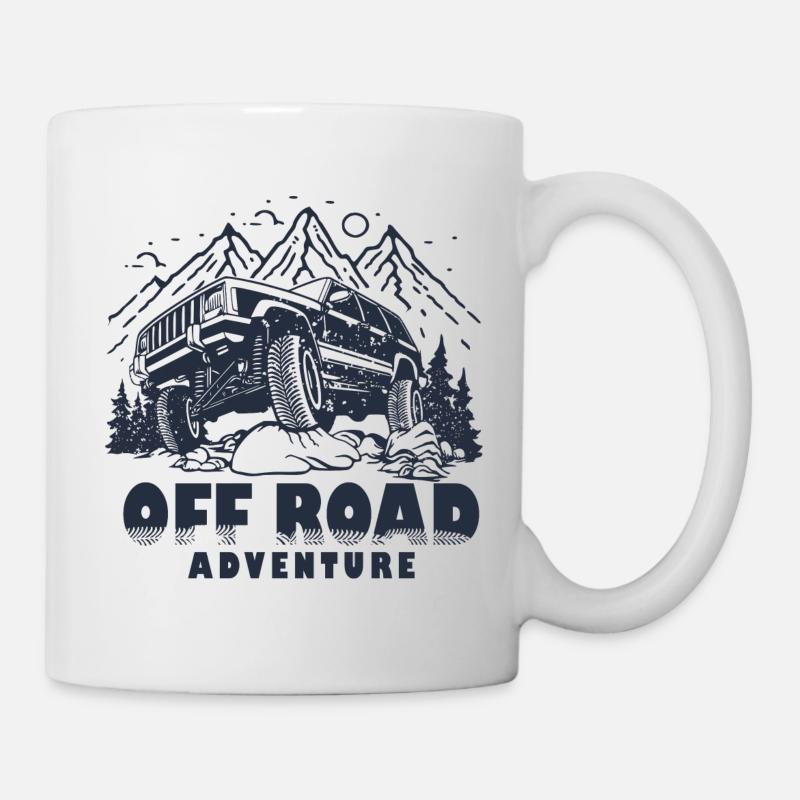 4X4 Sportabenteuer 4x4 wild - Tasse - Weiß