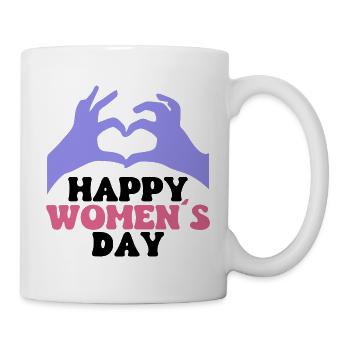 Journée internationale de la femme Journée internationale de la femme - Mug blanc - blanc - Droite