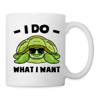 Turtle sayings - Mug - white - Right