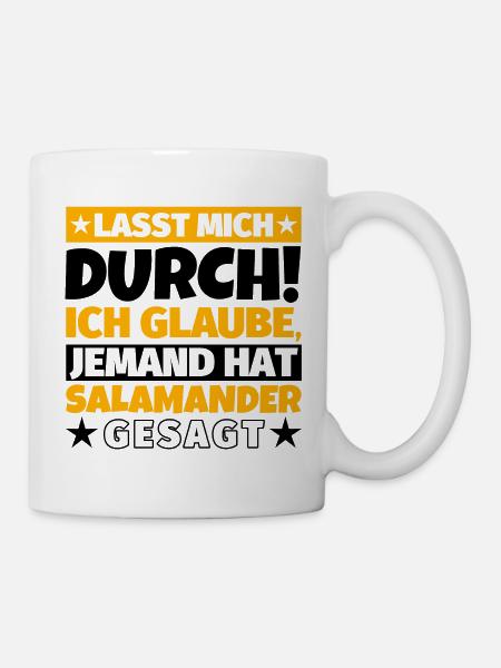 Salamander - Tasse - Weiß