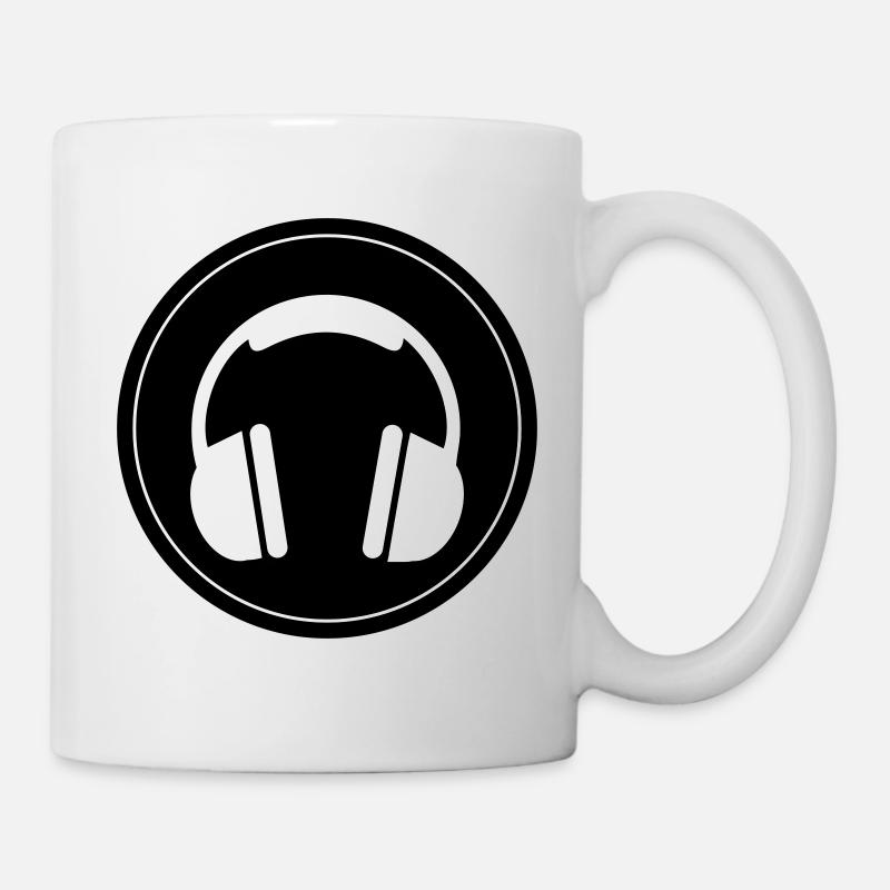 Symbole du casque - Mug blanc - blanc