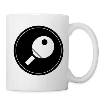 Tischtennis Ping pong - Tasse - Weiß - Rechts