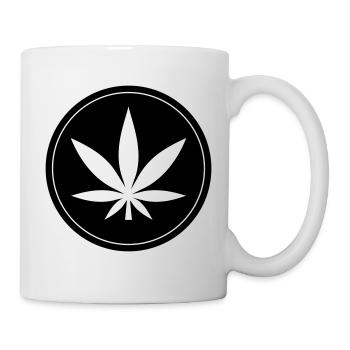 Hemp Leaf Icon - Mug - white - Right