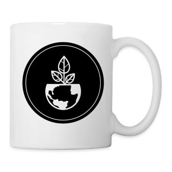 Planet Erde - Tasse - Weiß - Rechts