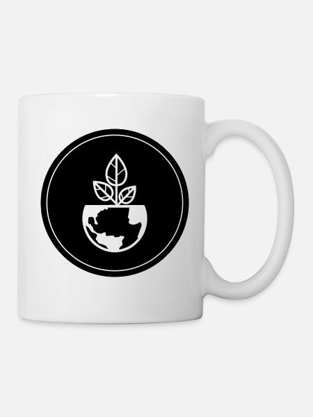 Planet Erde - Tasse - Weiß