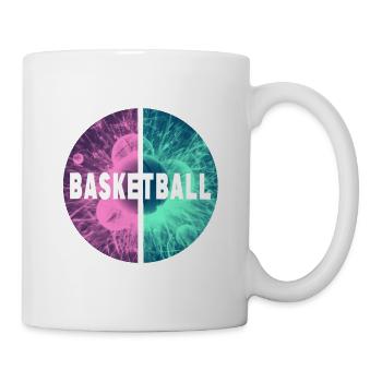 Basketteur Basketteur Dunking Sport Vintage - Mug blanc - blanc - Droite