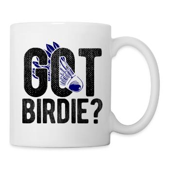 Badminton - Tasse - Weiß - Rechts