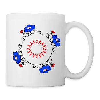 Ornement, fantaisie - Mug blanc - blanc - Droite