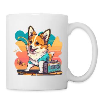 Corgie Cartoon - Mug - white - Right