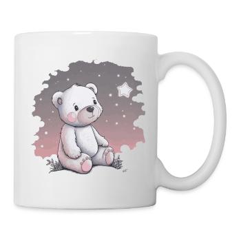 Ourson d'amour cadeau grossesse futurs parents - Mug blanc - blanc - Droite