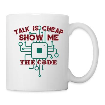 Funny Coder Quote Programming Programmer - Mug - white - Right
