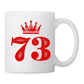 73 Figure de la couronne - Mug blanc - blanc - Droite