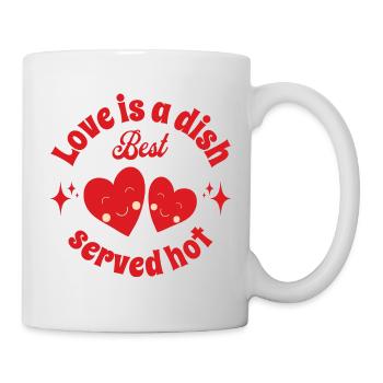 Humour Amour Couple - Idée Saint Valentin - Mug blanc - blanc - Droite