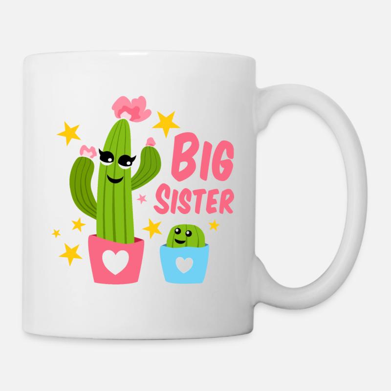Große Schwester - Tasse - Weiß