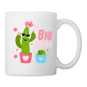 Big Sister Cactus Design - Mug blanc - blanc - Droite