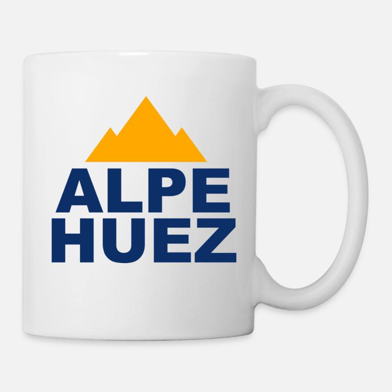 Montagnes Alpe Huez - Mug blanc - blanc