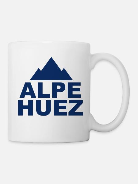 Montagnes Alpe Huez - Mug blanc - blanc
