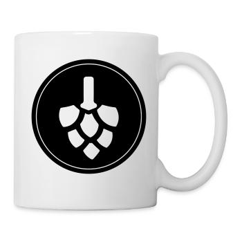Bier Hopfen - Tasse - Weiß - Rechts