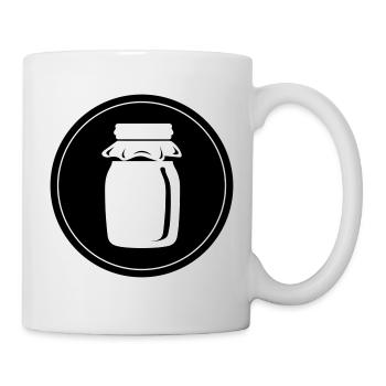 Apiculteur symbole miel - Mug blanc - blanc - Droite