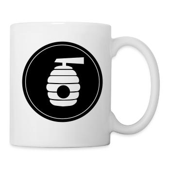 Icône de l’apiculteur miel - Mug blanc - blanc - Droite