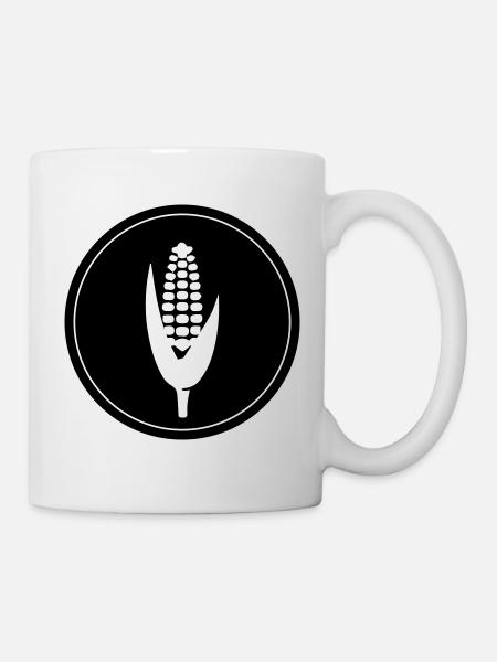 Mais symbol - Tasse - Weiß